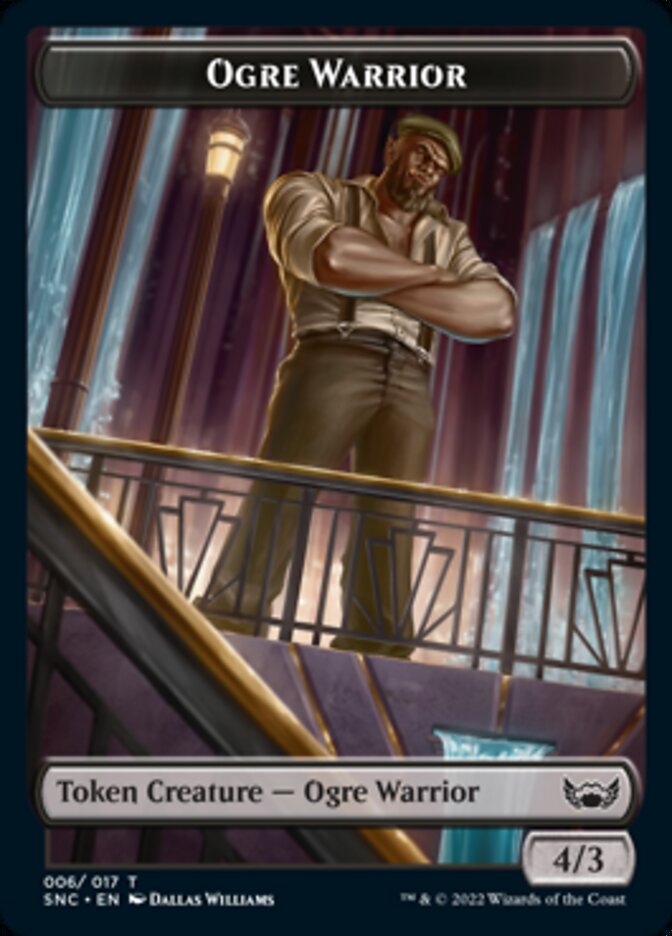 Ogre Warrior // Citizen Double-sided Token [Streets of New Capenna Tokens] | Impulse Games and Hobbies