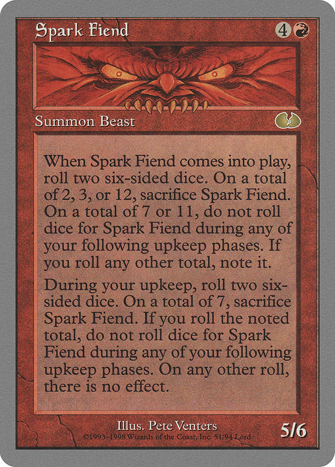Spark Fiend [Unglued] | Impulse Games and Hobbies