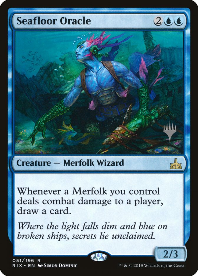 Seafloor Oracle (Promo Pack) [Rivals of Ixalan Promos] | Impulse Games and Hobbies