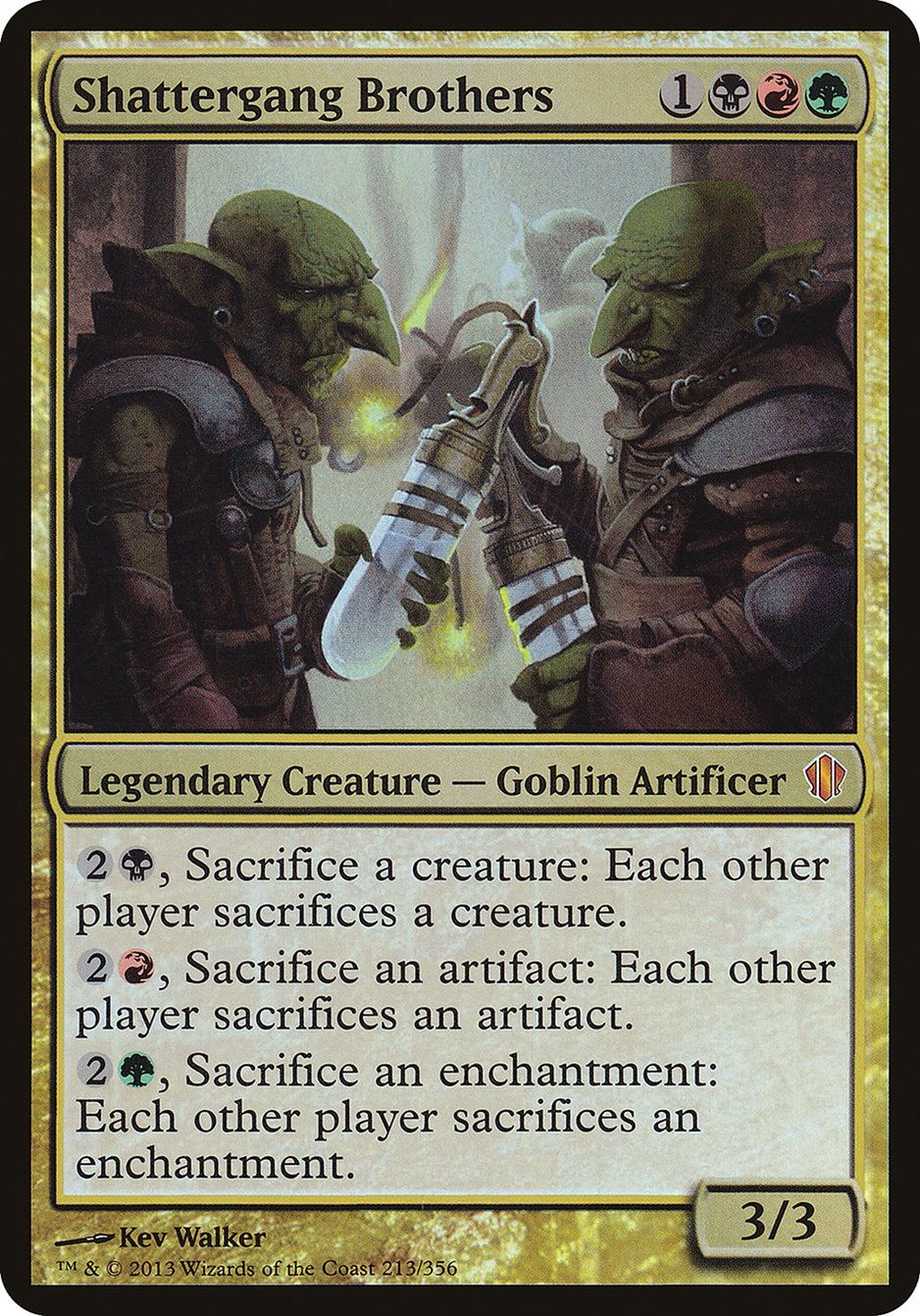 Shattergang Brothers (Oversized) [Commander 2013 Oversized] | Impulse Games and Hobbies