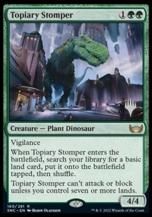 Topiary Stomper (Promo Pack) [Streets of New Capenna Promos] | Impulse Games and Hobbies