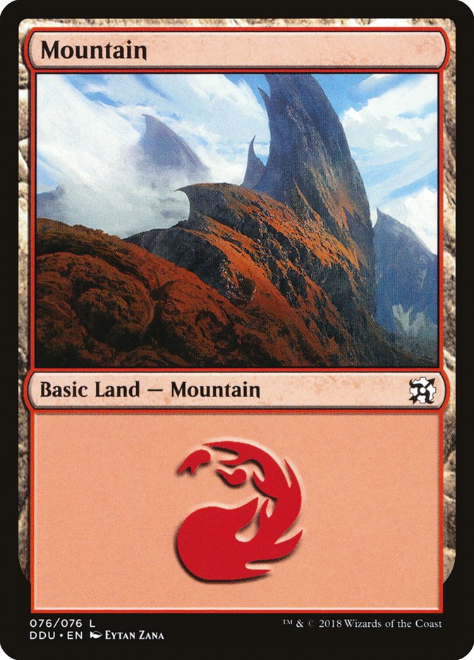 Mountain (76) [Duel Decks: Elves vs. Inventors] | Impulse Games and Hobbies