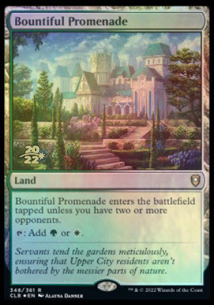 Bountiful Promenade [Commander Legends: Battle for Baldur's Gate Prerelease Promos] | Impulse Games and Hobbies