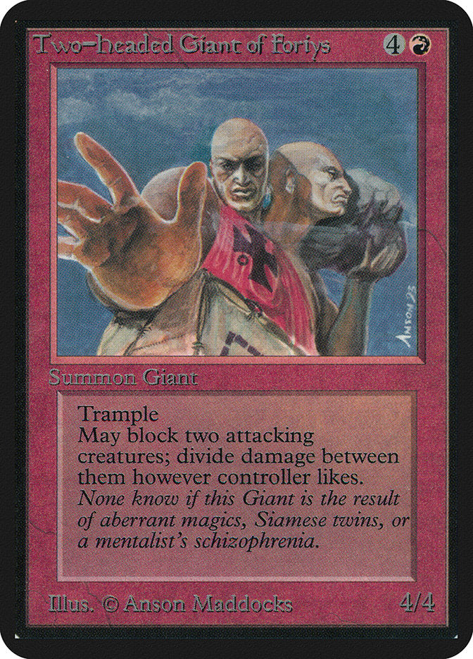 Two-Headed Giant of Foriys [Alpha Edition] | Impulse Games and Hobbies