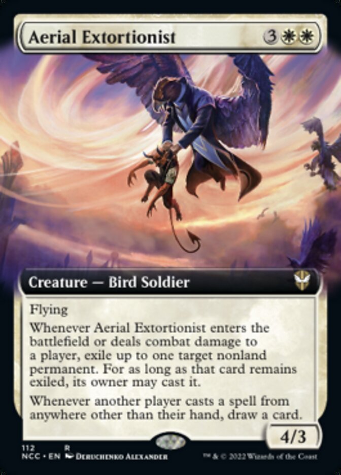 Aerial Extortionist (Extended Art) [Streets of New Capenna Commander] | Impulse Games and Hobbies