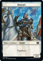 Drake // Knight Double-sided Token [Double Masters 2022 Tokens] | Impulse Games and Hobbies