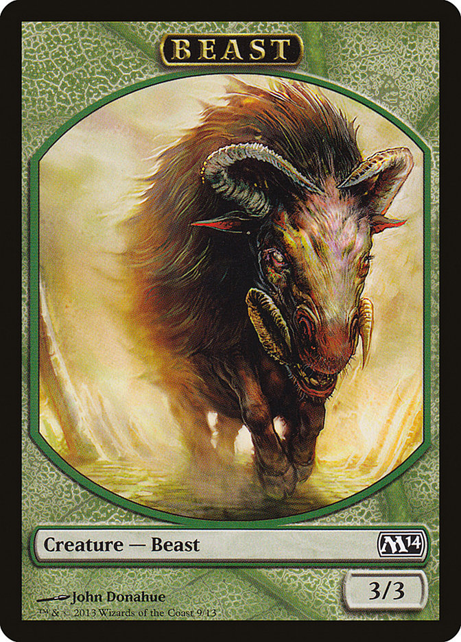 Beast Token [Magic 2014 Tokens] | Impulse Games and Hobbies