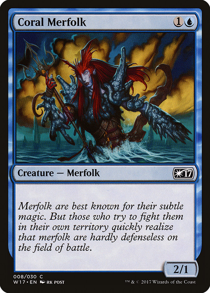 Coral Merfolk [Welcome Deck 2017] | Impulse Games and Hobbies