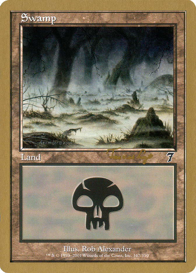 Swamp (tvdl347) (Tom van de Logt) [World Championship Decks 2001] | Impulse Games and Hobbies