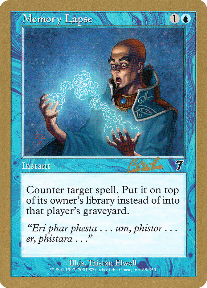 Memory Lapse (Carlos Romao) [World Championship Decks 2002] | Impulse Games and Hobbies