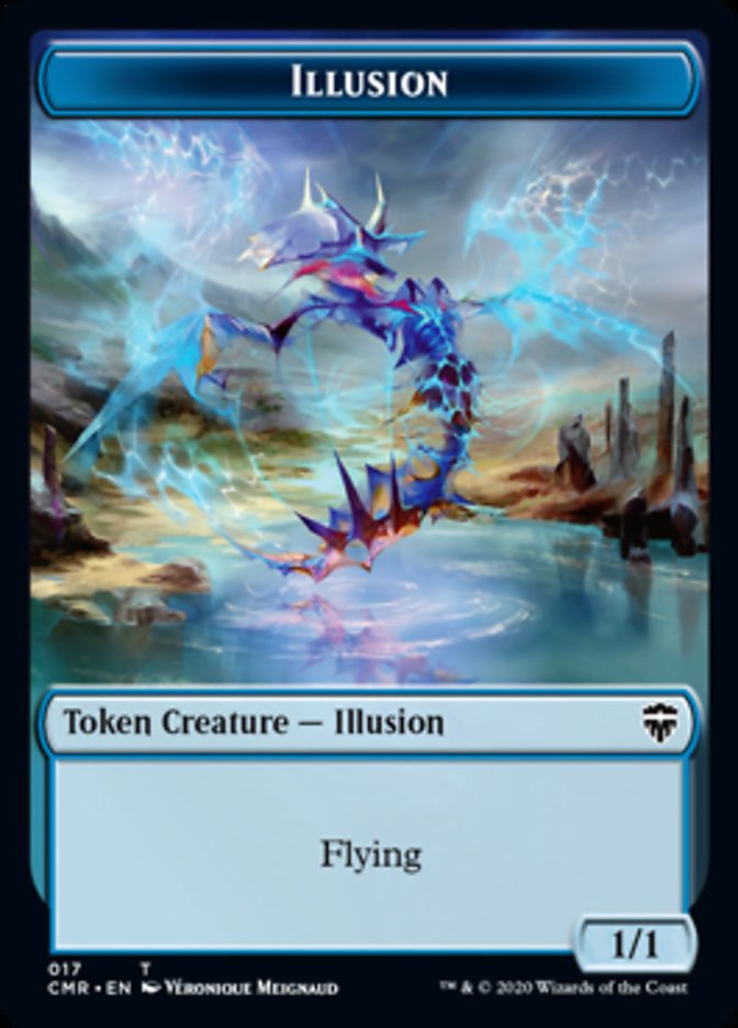 Illusion // Plant Token [Commander Legends Tokens] | Impulse Games and Hobbies