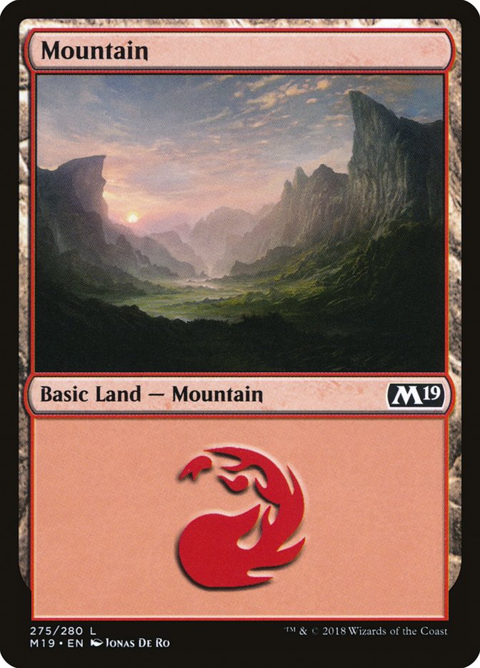 Mountain (275) [Core Set 2019] | Impulse Games and Hobbies