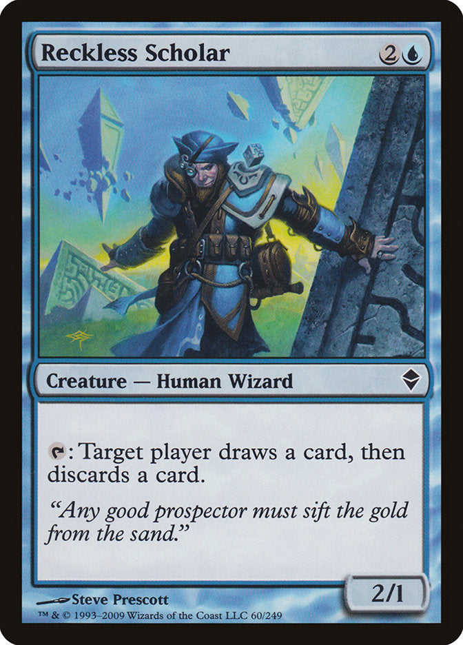 Reckless Scholar [Zendikar] | Impulse Games and Hobbies