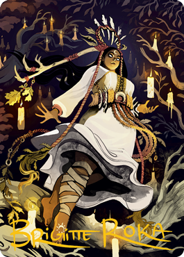 Candlegrove Witch 2 Art Card (Gold-Stamped Signature) [Innistrad: Midnight Hunt Art Series] | Impulse Games and Hobbies