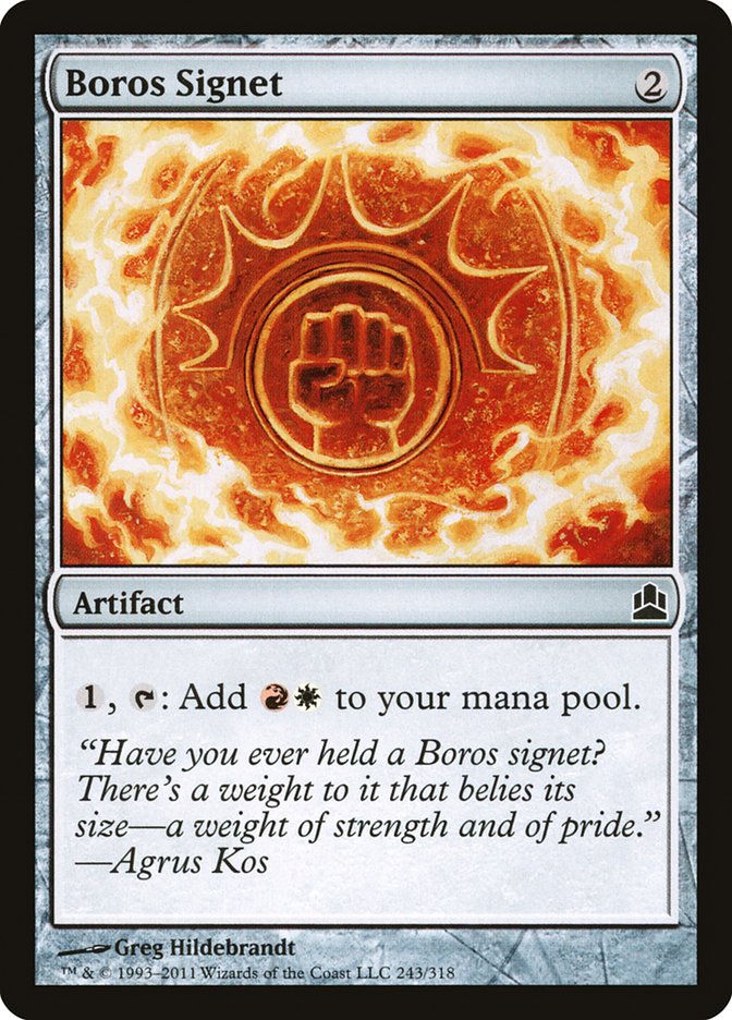 Boros Signet [Commander 2011] | Impulse Games and Hobbies