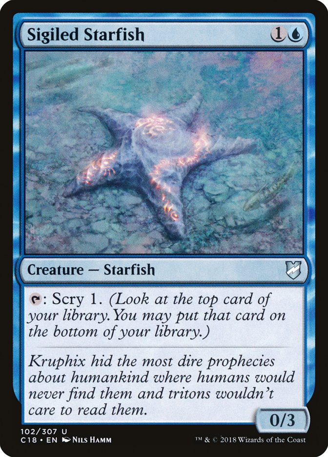 Sigiled Starfish [Commander 2018] | Impulse Games and Hobbies