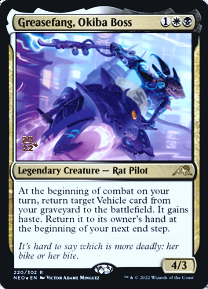 Greasefang, Okiba Boss [Kamigawa: Neon Dynasty Prerelease Promos] | Impulse Games and Hobbies