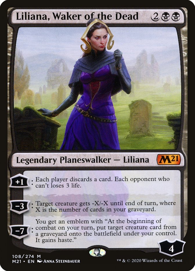 Liliana, Waker of the Dead [Core Set 2021] | Impulse Games and Hobbies