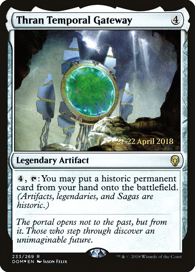Thran Temporal Gateway [Dominaria Prerelease Promos] | Impulse Games and Hobbies