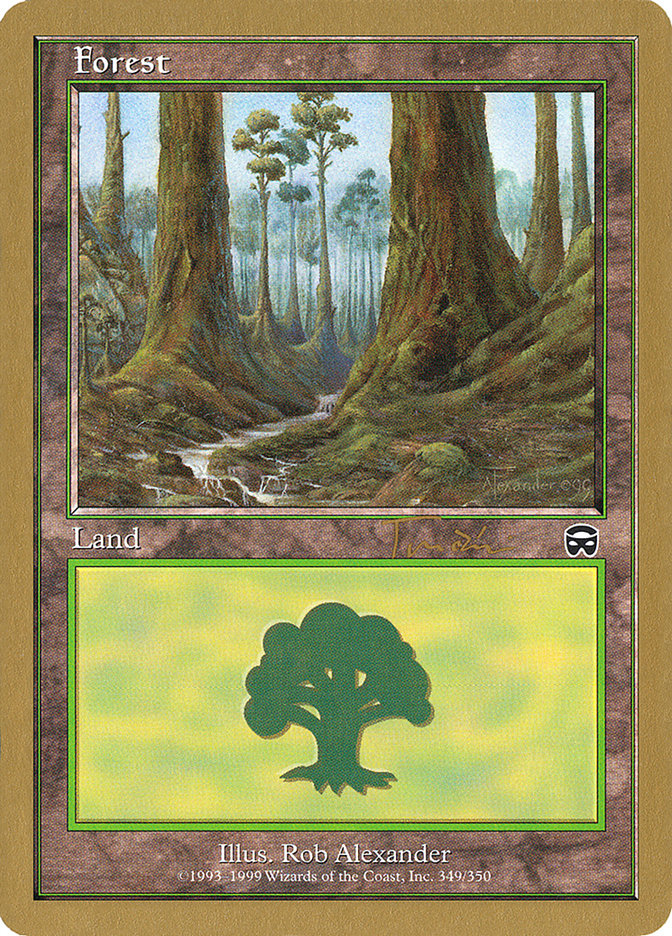 Forest (jt349) (Jan Tomcani) [World Championship Decks 2001] | Impulse Games and Hobbies