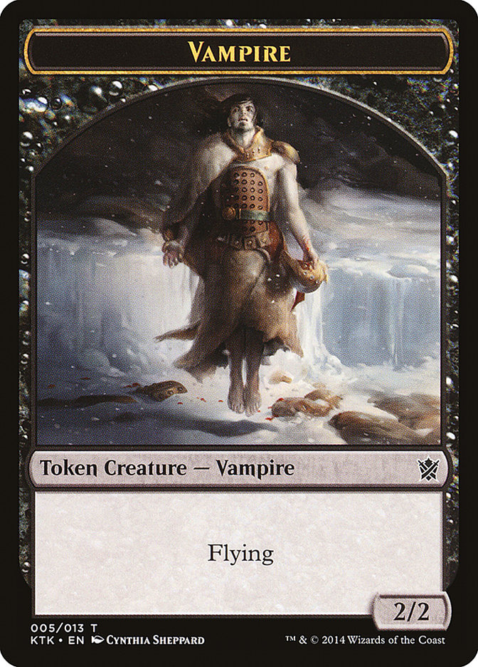 Vampire Token [Khans of Tarkir Tokens] | Impulse Games and Hobbies