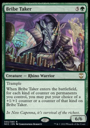 Bribe Taker (Promo Pack) [Streets of New Capenna Commander Promos] | Impulse Games and Hobbies