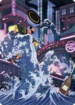 Invoke Despair Art Card [Kamigawa: Neon Dynasty Art Series] | Impulse Games and Hobbies