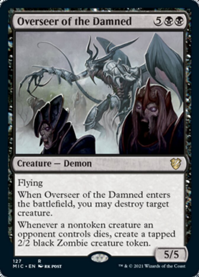 Overseer of the Damned [Innistrad: Midnight Hunt Commander] | Impulse Games and Hobbies