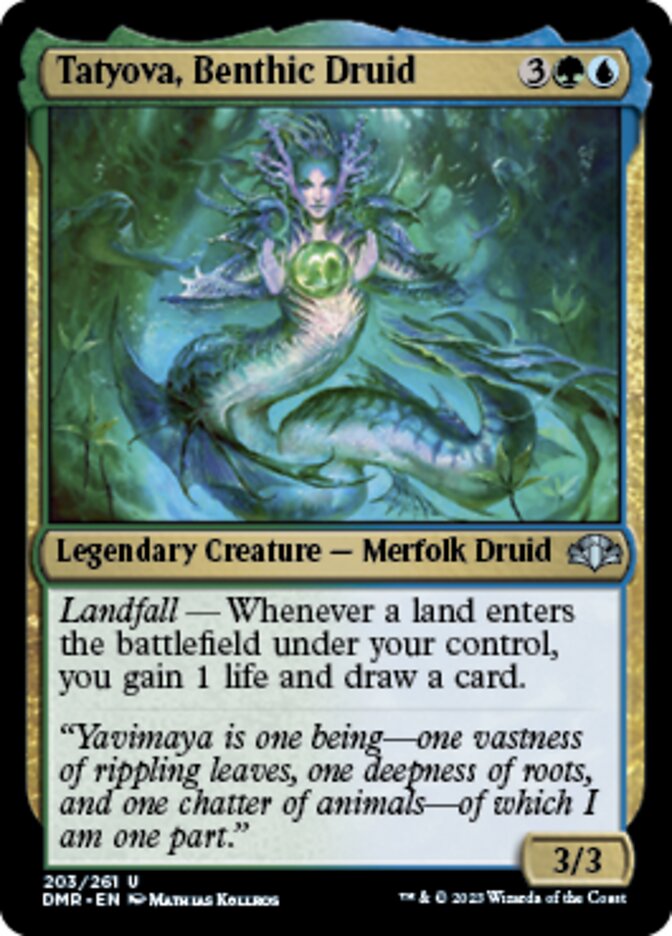 Tatyova, Benthic Druid [Dominaria Remastered] | Impulse Games and Hobbies