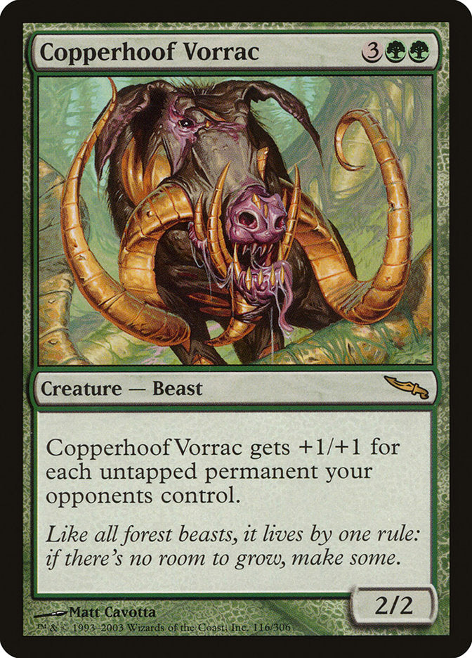 Copperhoof Vorrac [Mirrodin] | Impulse Games and Hobbies