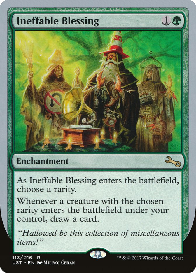 Ineffable Blessing ("choose a rarity") [Unstable] | Impulse Games and Hobbies
