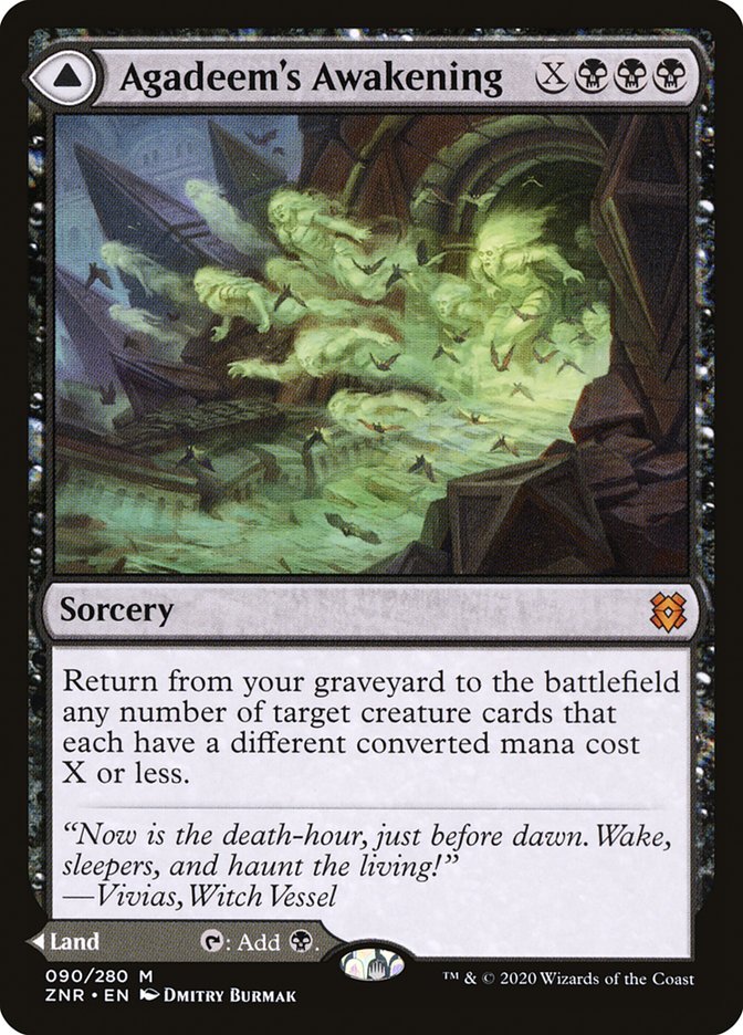 Agadeem's Awakening // Agadeem, the Undercrypt [Zendikar Rising] | Impulse Games and Hobbies