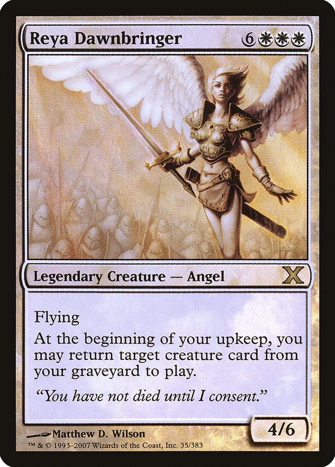 Reya Dawnbringer (Premium Foil) [Tenth Edition] | Impulse Games and Hobbies