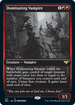 Dominating Vampire [Innistrad: Double Feature] | Impulse Games and Hobbies