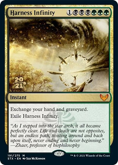 Harness Infinity [Strixhaven: School of Mages Prerelease Promos] | Impulse Games and Hobbies