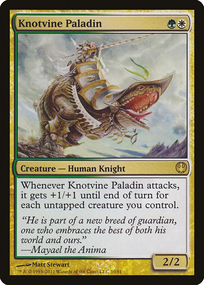 Knotvine Paladin [Duel Decks: Knights vs. Dragons] | Impulse Games and Hobbies