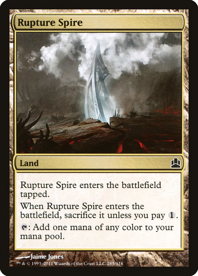 Rupture Spire [Commander 2011] | Impulse Games and Hobbies