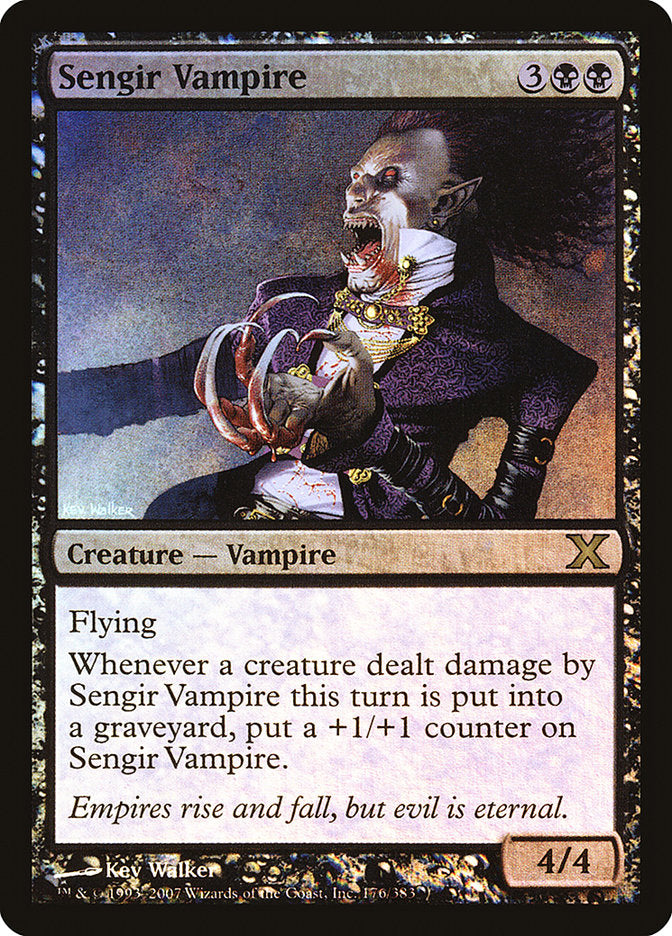 Sengir Vampire (Premium Foil) [Tenth Edition] | Impulse Games and Hobbies