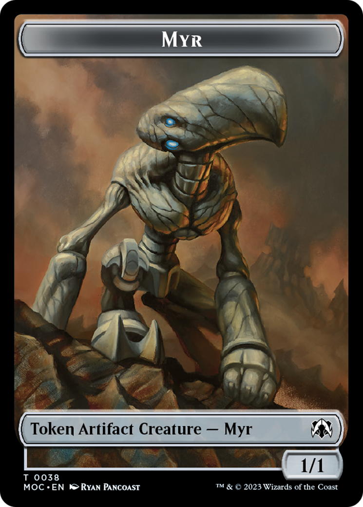 Phyrexian Germ // Myr Double-Sided Token [March of the Machine Commander Tokens] | Impulse Games and Hobbies