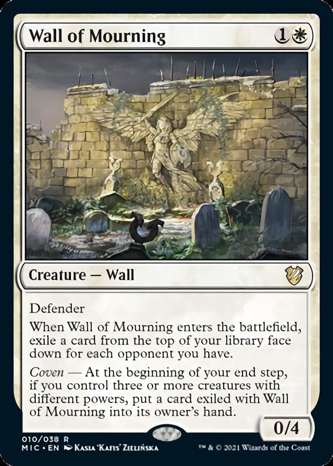 Wall of Mourning [Innistrad: Midnight Hunt Commander] | Impulse Games and Hobbies