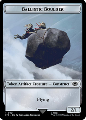 Ballistic Boulder // Food (0024) Double-Sided Token (Surge Foil) [The Lord of the Rings: Tales of Middle-Earth Tokens] | Impulse Games and Hobbies