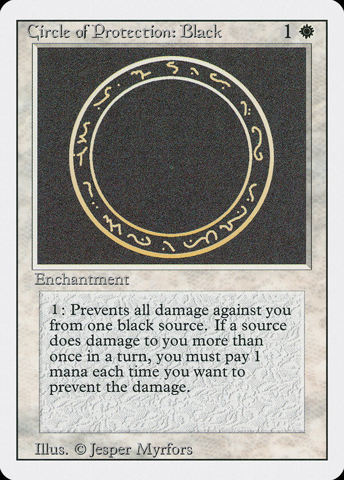 Circle of Protection: Black [Revised Edition] | Impulse Games and Hobbies