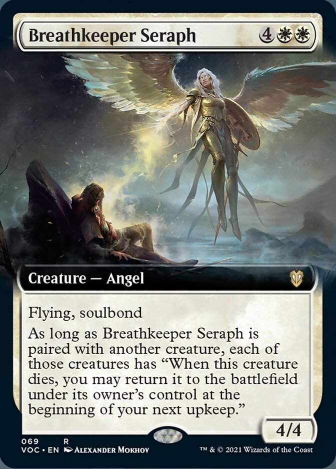 Breathkeeper Seraph (Extended) [Innistrad: Crimson Vow Commander] | Impulse Games and Hobbies