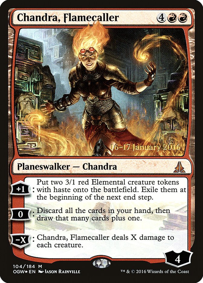 Chandra, Flamecaller [Oath of the Gatewatch Prerelease Promos] | Impulse Games and Hobbies