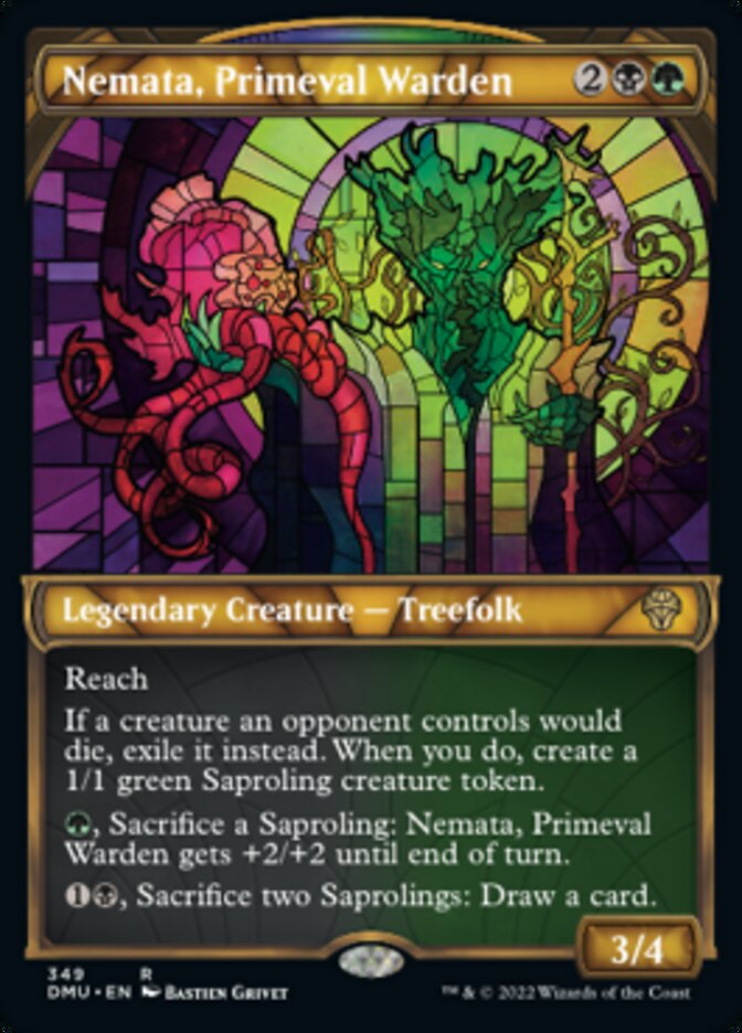 Nemata, Primeval Warden (Showcase Textured) [Dominaria United] | Impulse Games and Hobbies