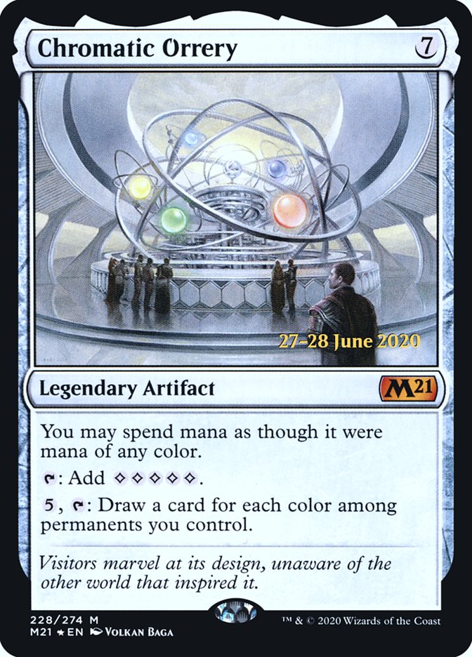 Chromatic Orrery  [Core Set 2021 Prerelease Promos] | Impulse Games and Hobbies