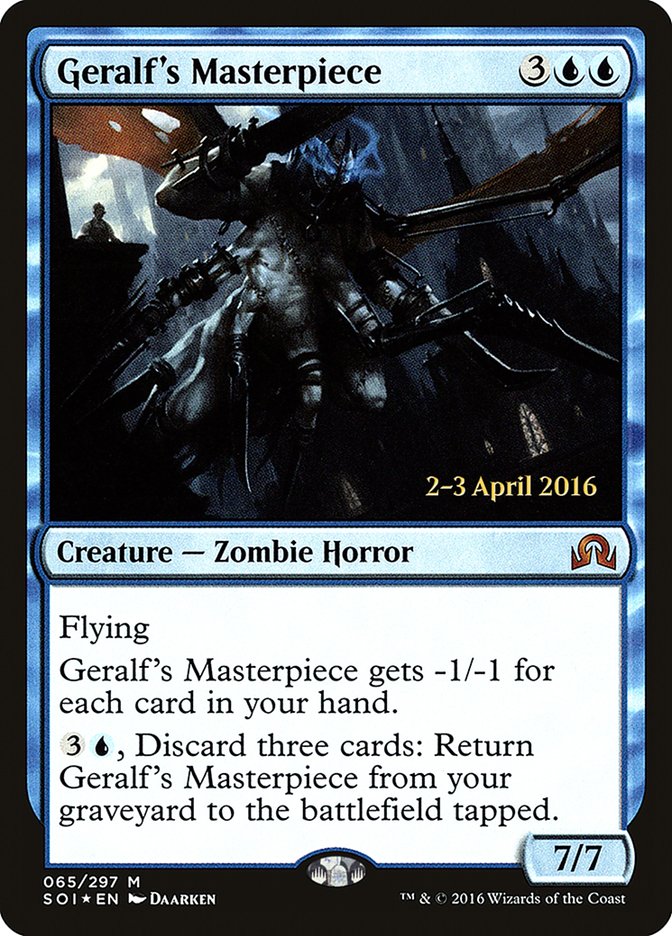Geralf's Masterpiece [Shadows over Innistrad Prerelease Promos] | Impulse Games and Hobbies