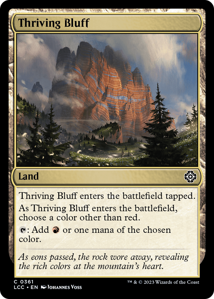 Thriving Bluff [The Lost Caverns of Ixalan Commander] | Impulse Games and Hobbies