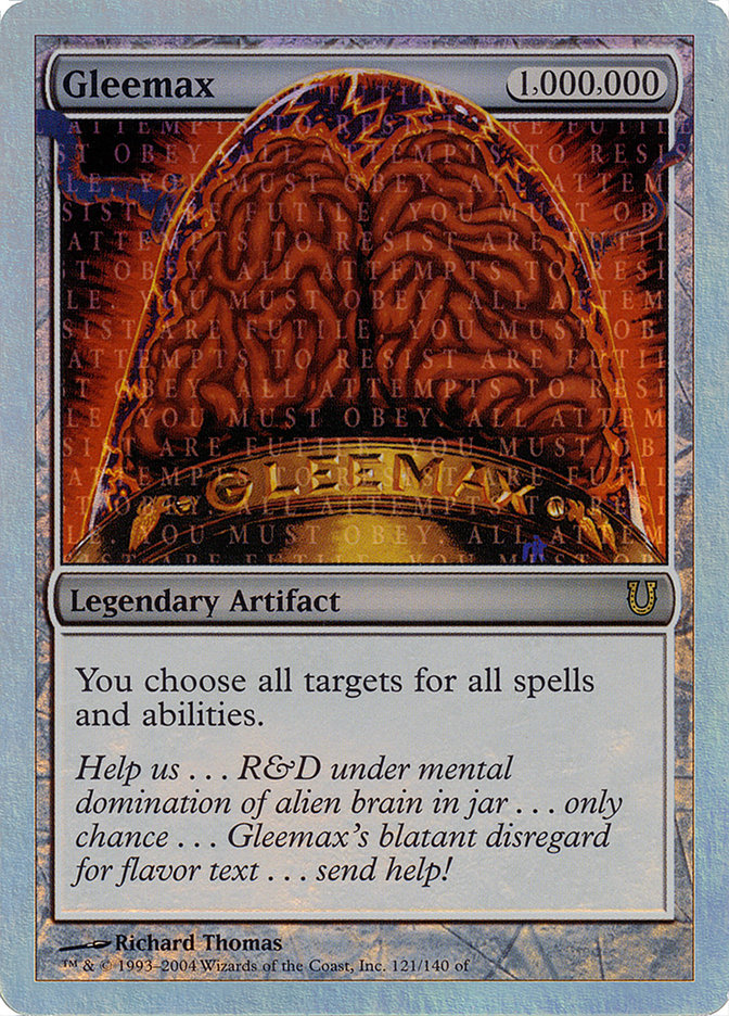 Gleemax (Alternate Foil) [Unhinged] | Impulse Games and Hobbies