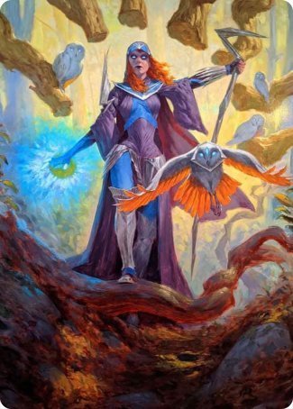 Kasmina, Enigma Sage Art Card [Strixhaven: School of Mages Art Series] | Impulse Games and Hobbies